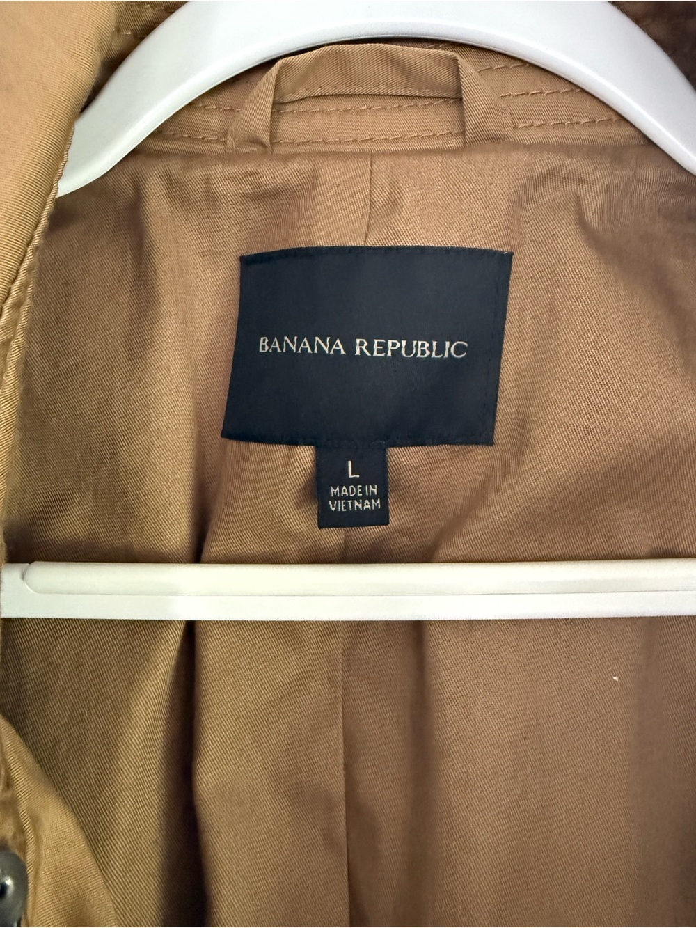 Banana Republic Brown Trench Coat - Women's Double-Breasted - Picture 3 of 6